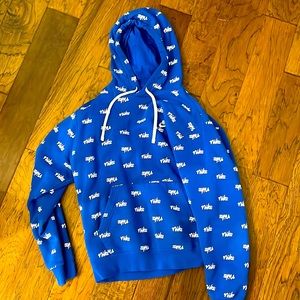 Nike Hoodie - blue - large